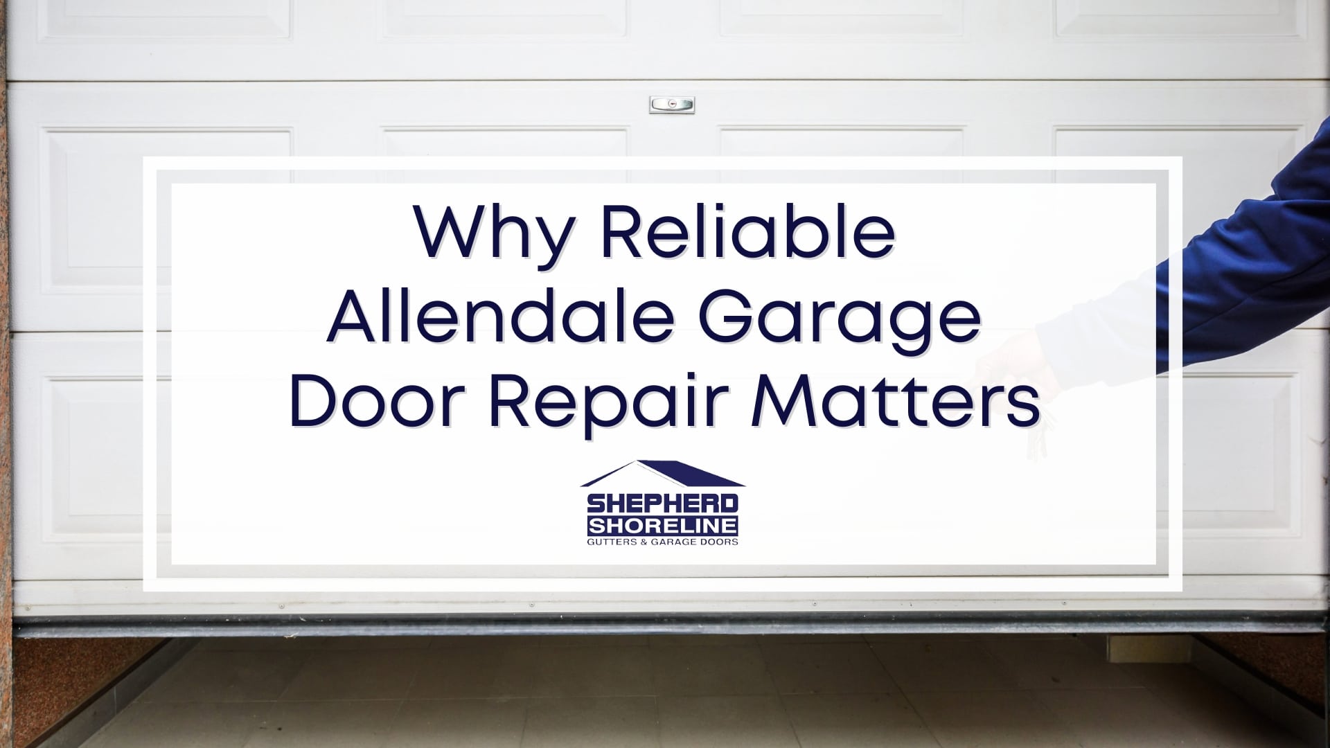 Featured image of why reliable Allendale garage door repair matters