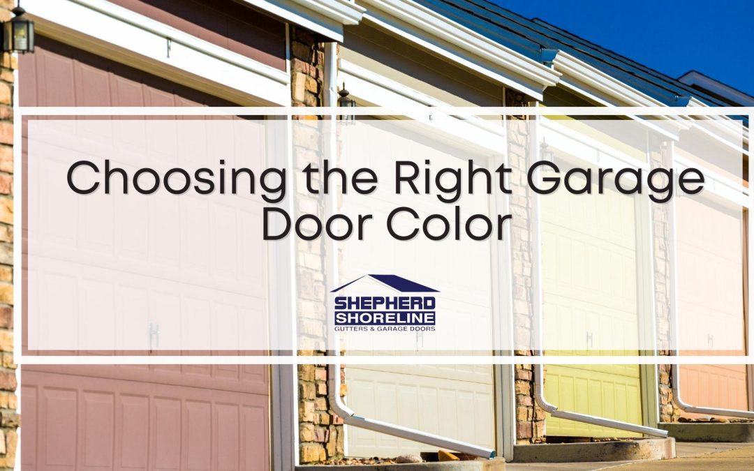 Picking the Right Garage Door Color for Your House in Muskegon