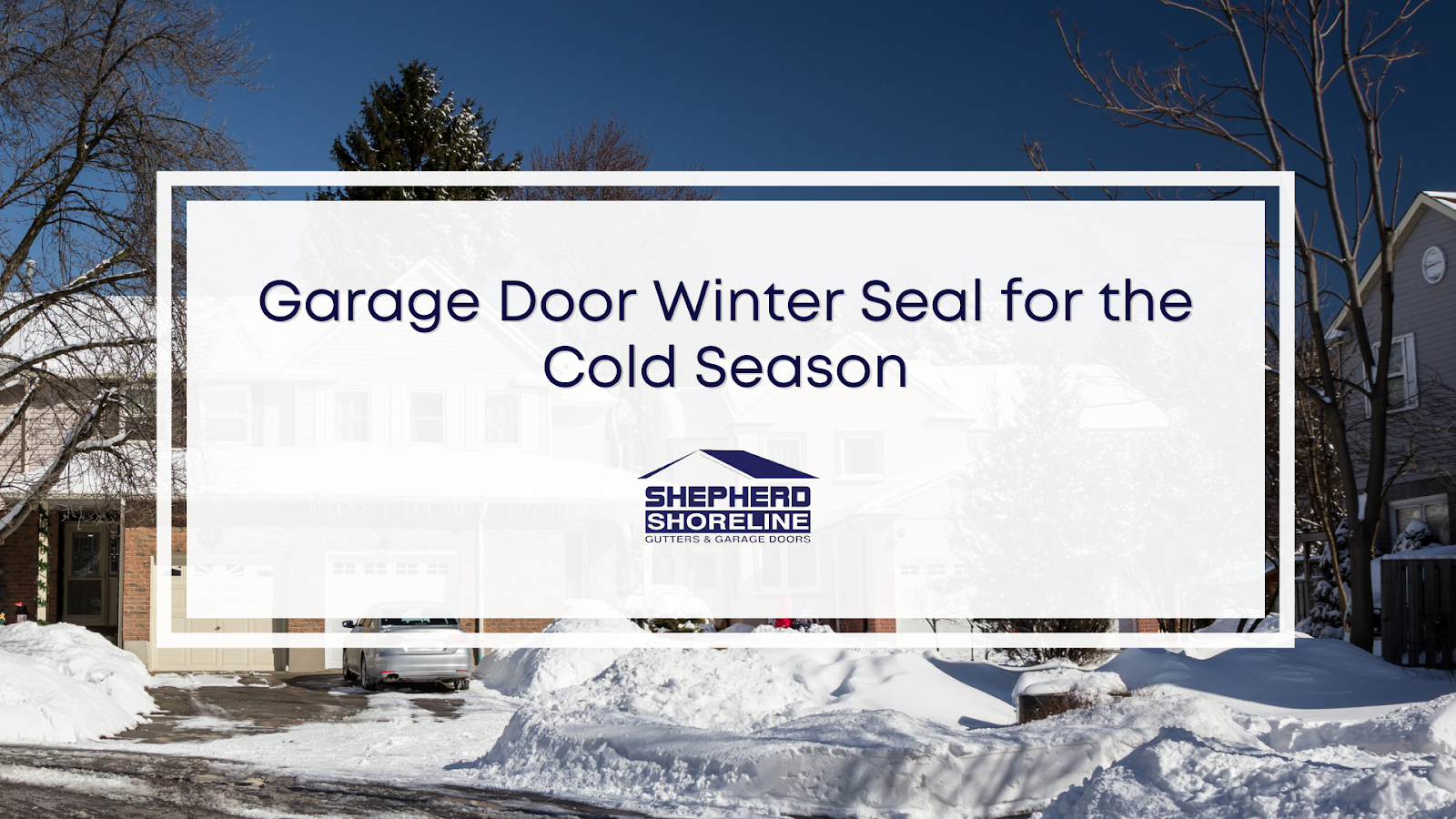 Featured image of garage door winter seal for the cold season