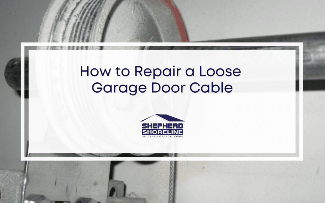 Garage Door Cable Loose – Here’s How You Fix It