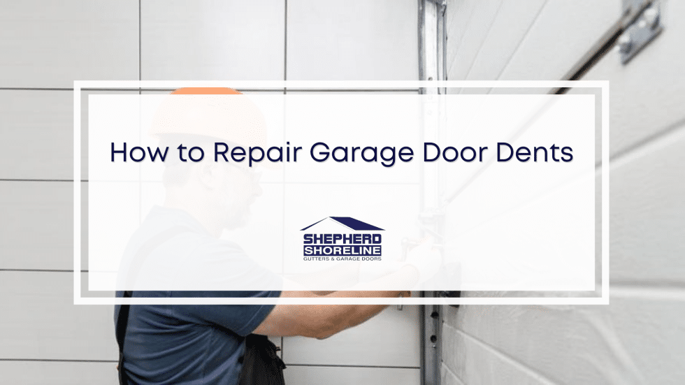 How to Repair a Dent in a Garage Door