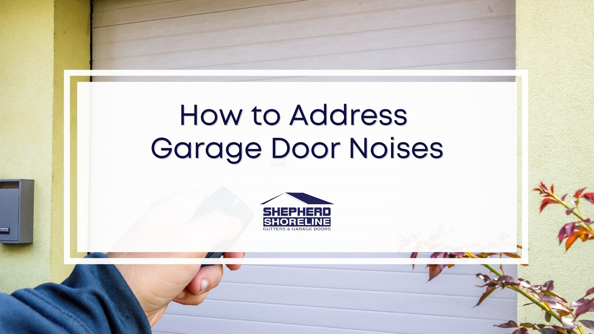 Featured image of how to address garage door noises