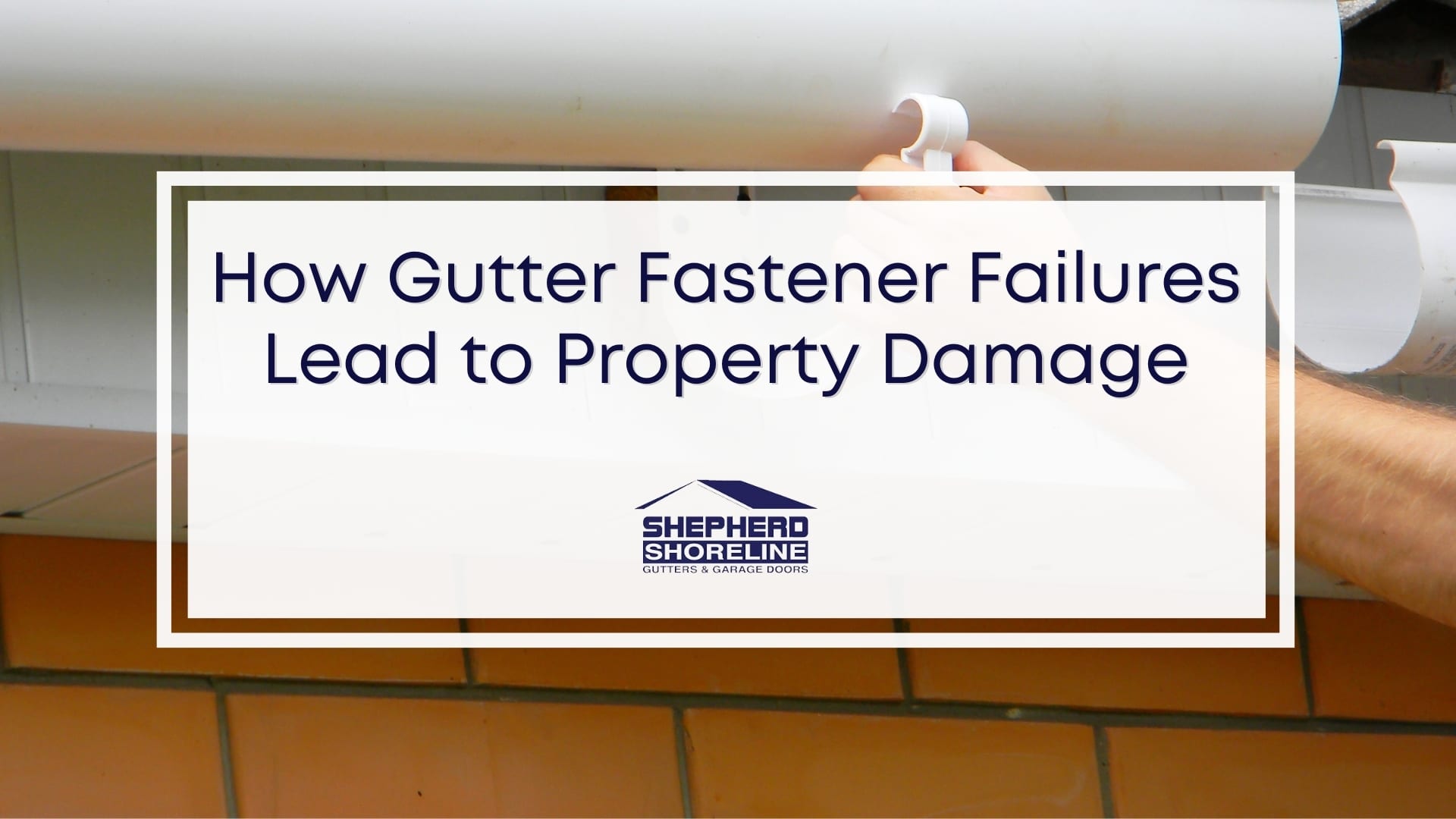 Featured image of how gutter fastener failures lead to property damage