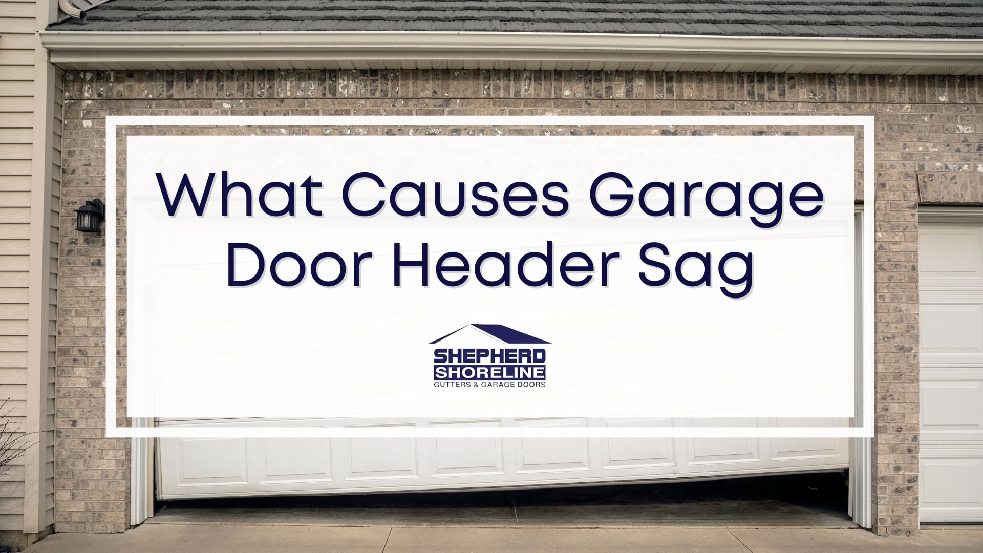 Featured image of what causes garage door header sag