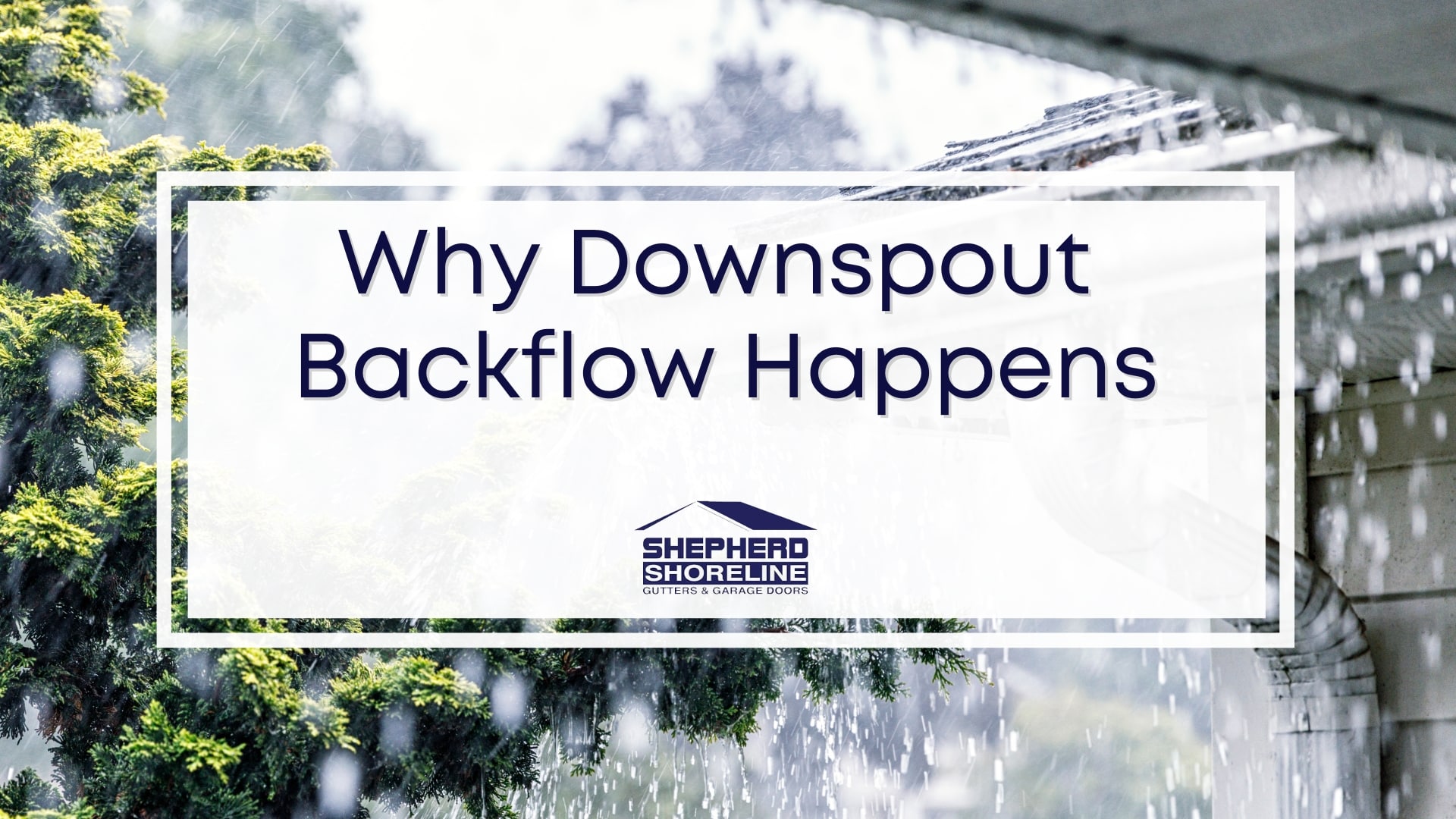 Featured image of why downspout backflow happens