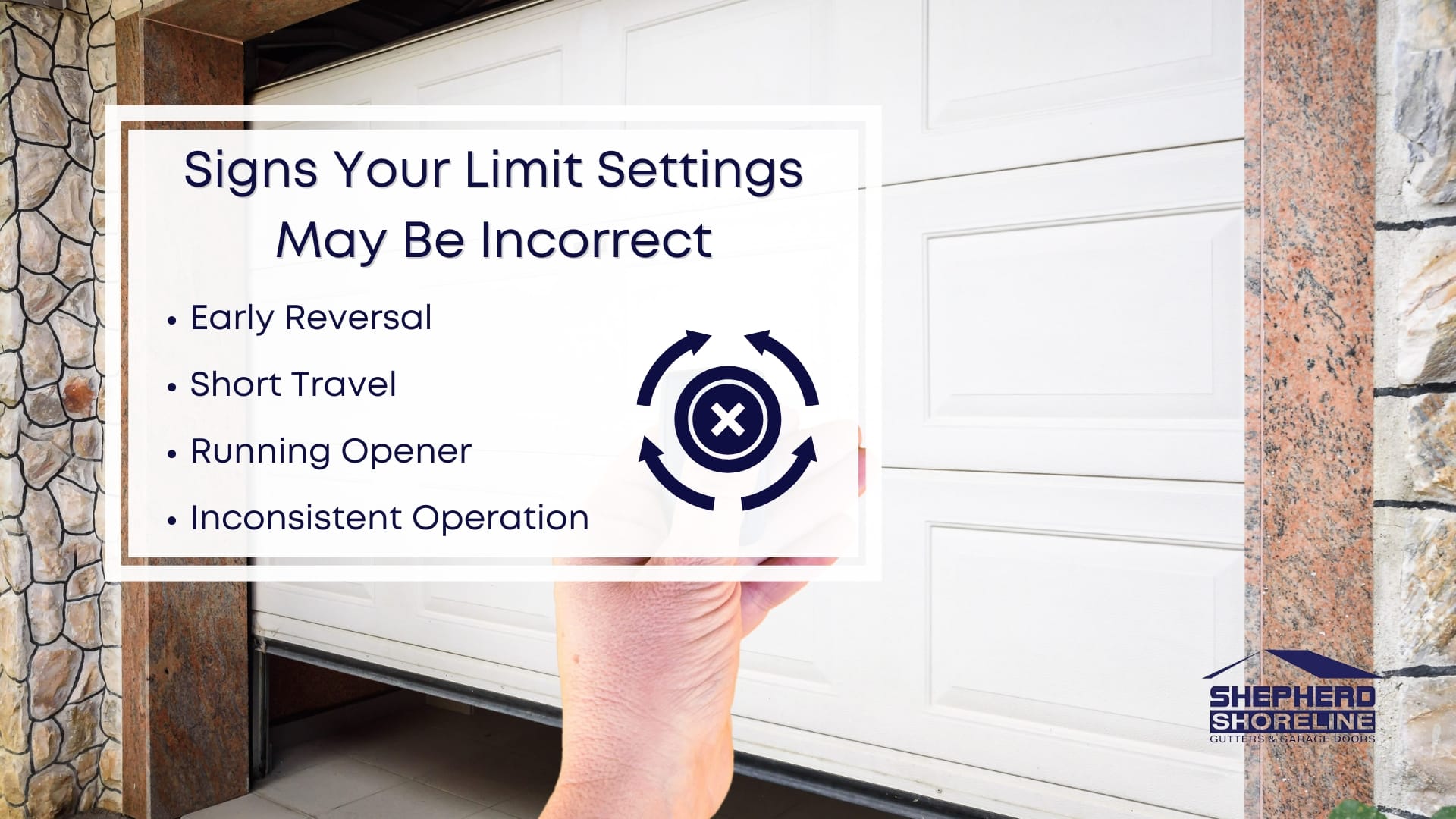Infographic image of signs your limit settings may be incorrect