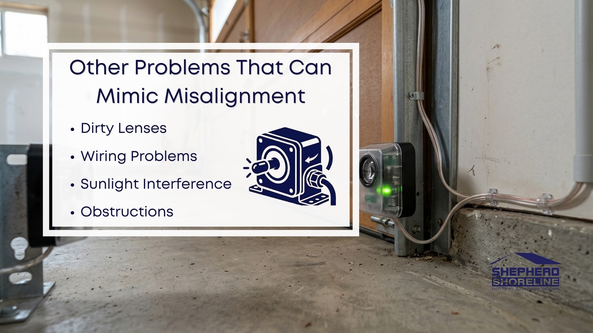 Infographic image of other problems that can mimic misalignment