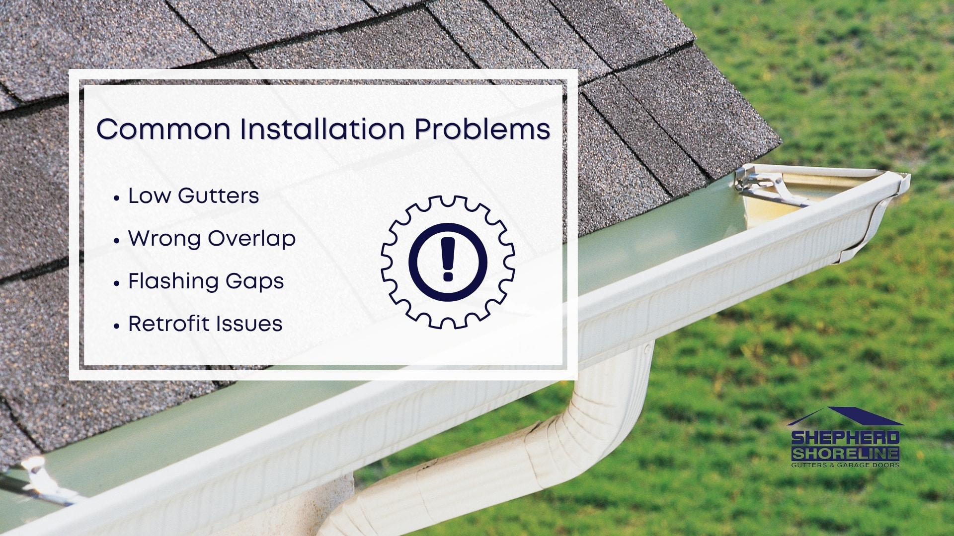 Infographic image of common installation problems
